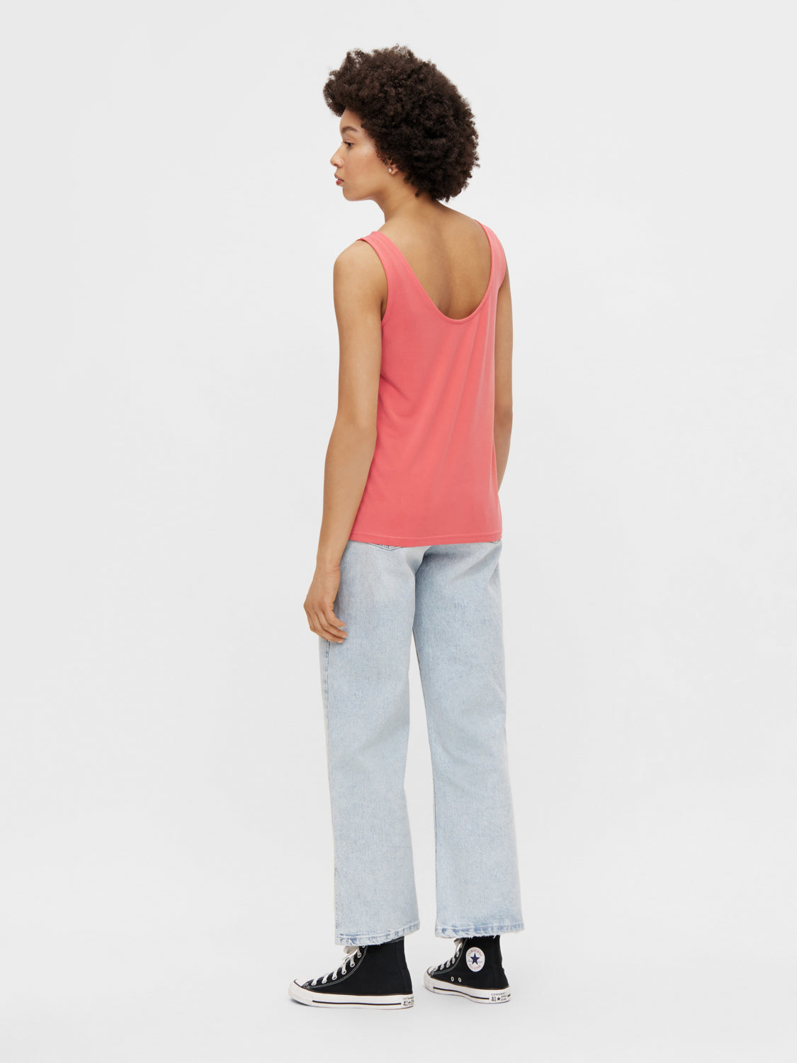 PCKAMALA Tank top - deep sea coral